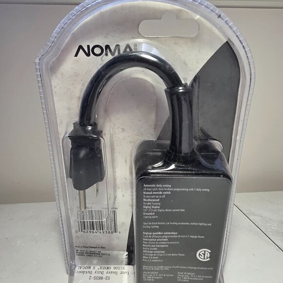 NOMA Outdoor Block Heater Timer (New Sealed) - Picture 4 of 5